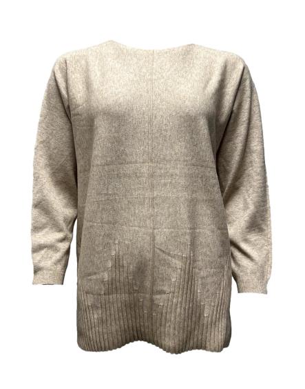 Maglione over riga dv