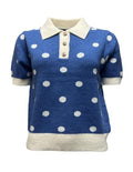 Maglia polo mm st.pois