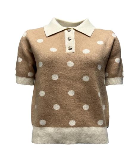 Maglia polo mm st.pois