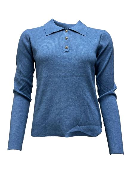 Maglia polo bottoni