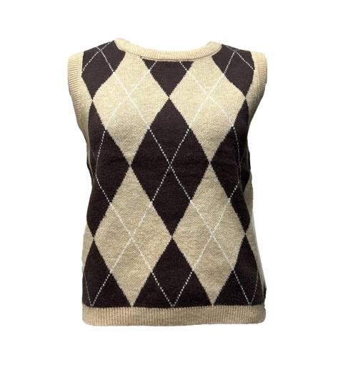 Maglia-gilet rombi