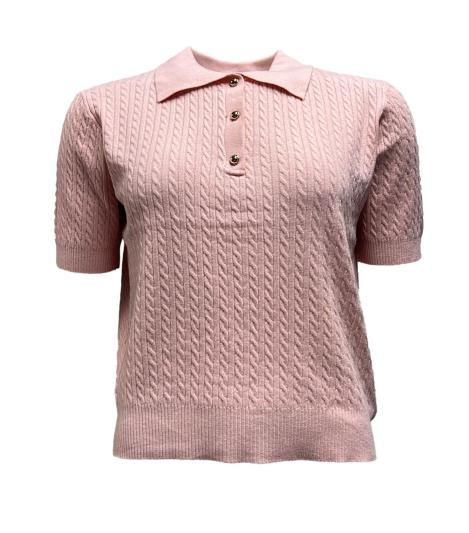Maglia polo mk corta treccia