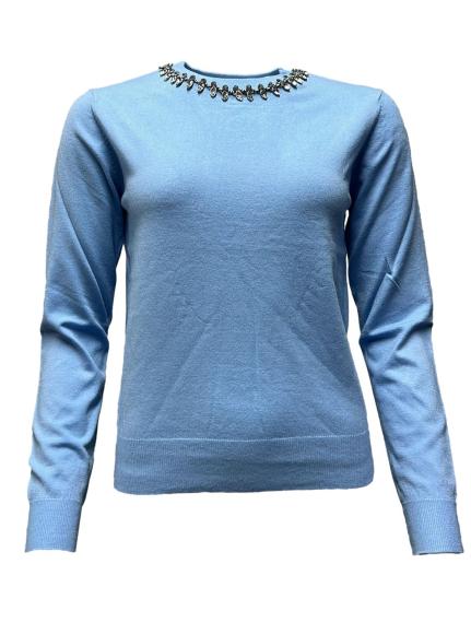 Maglia girocollo accessorio