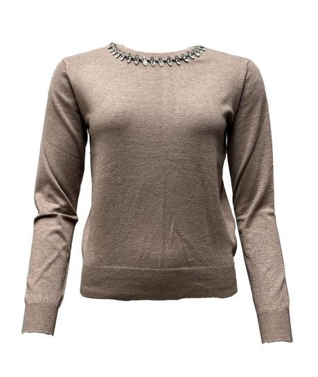 Maglia girocollo accessorio