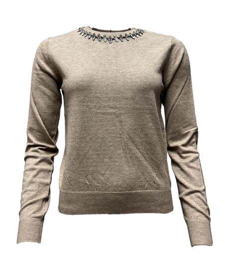 Maglia girocollo accessorio