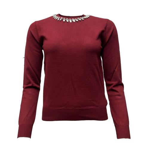 Maglia girocollo accessorio