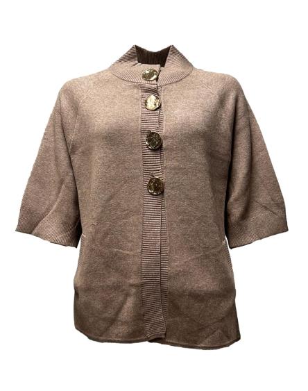 Cardigan over kappa 4 bottoni