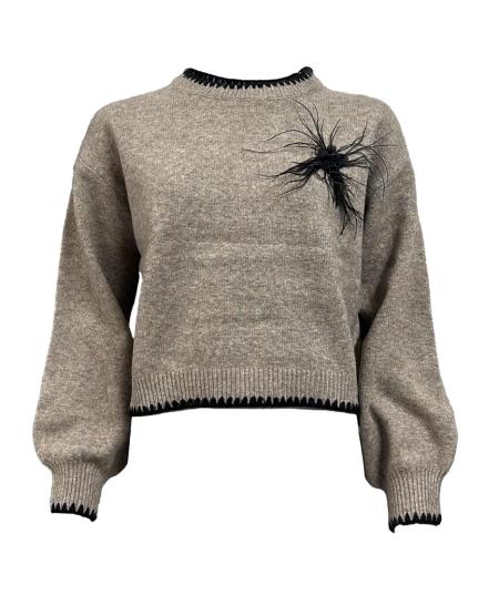 Maglione spilla