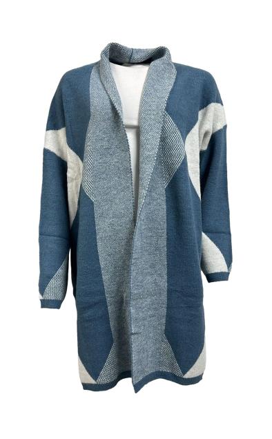 Cardigan lungo dis.