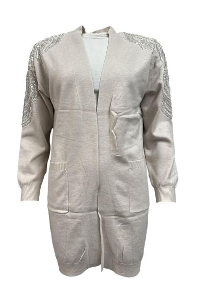 Spolverino strass spalle