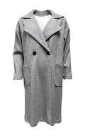 Cappotto sfoderato doppio petto lana