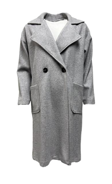 Cappotto sfoderato doppio petto lana