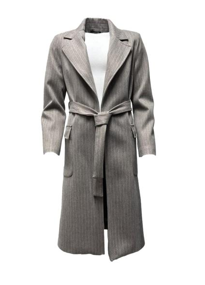 Cappotto vestaglia fusciacca gessato