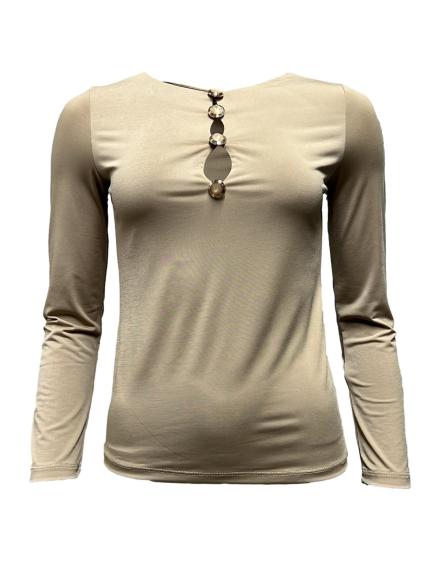 Maglia goccia 3 bottoni