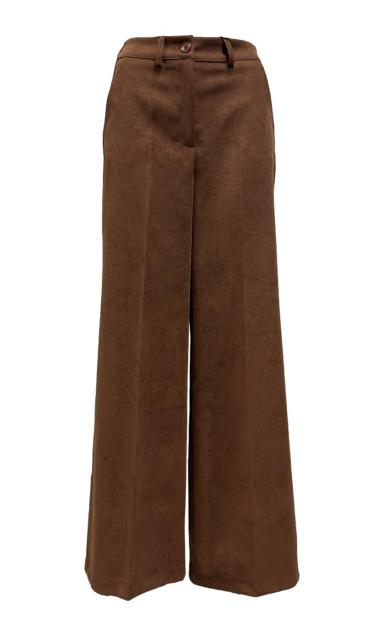 Pantalone palazzo camoscio rigato