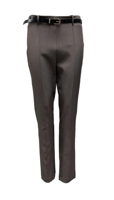 Pantalone nervina zip fluido diagonale