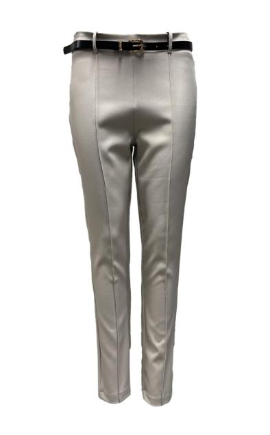 Pantalone nervina zip fluido diagonale