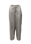 Pantalone uovo misto lino