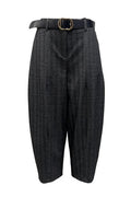 Pantalone balloon spigato