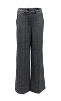 Pantalone palazzo 1 bottone scozzese
