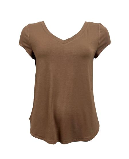 Maglia scollo svasata