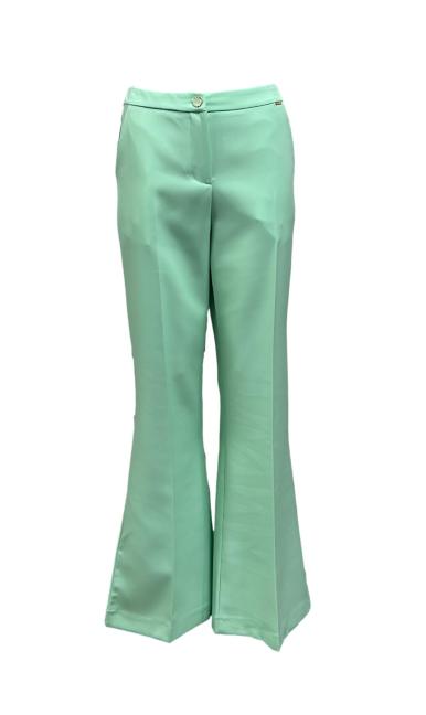 Pantalone zampa bottone
