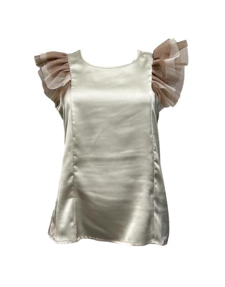 Top tulle sbuffo