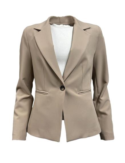 Giacca monopetto fluida