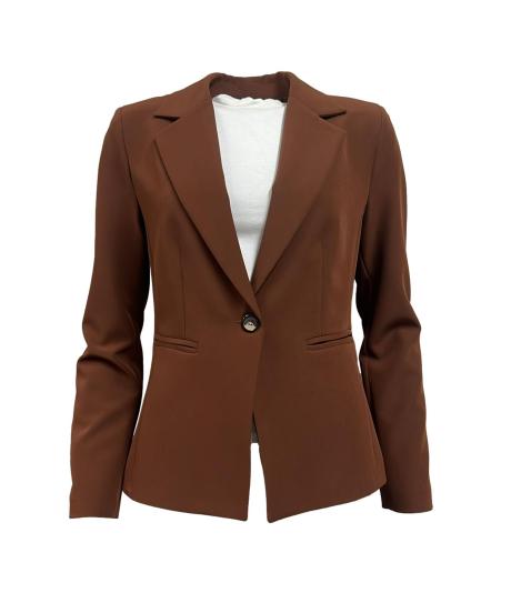 Giacca monopetto fluida