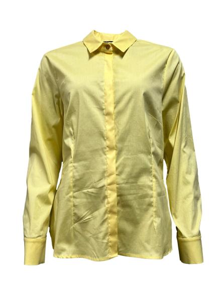 Camicia curvy abb. nascosta semplice