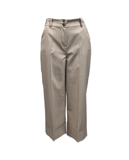 Pantalone risvolto alto