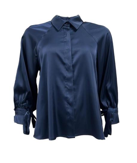 Camicia fiocchi polsi raso