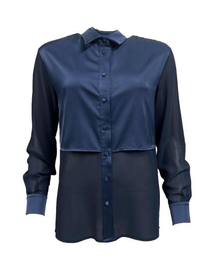Camicia carrè raso