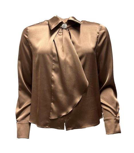 Camicia sciabo' bottone gioiello