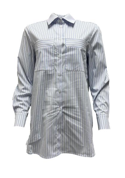 Camicione riga cotone