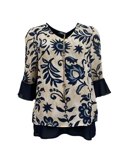 Casacca curvy collana oro