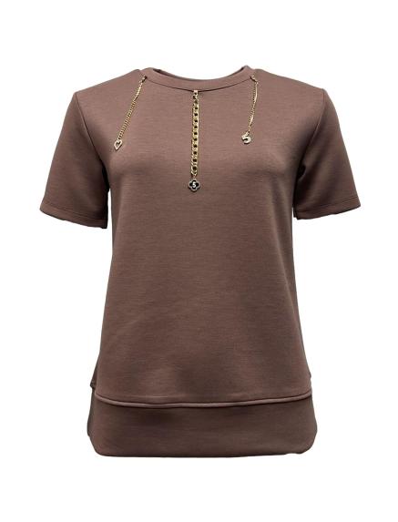 T-shirt felpa ciondolo