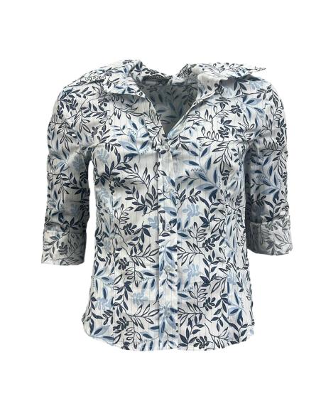 Camicia corta fiori