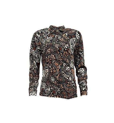 Camicia satin fantasia
