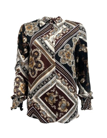 Camicia st.quadro-fiore