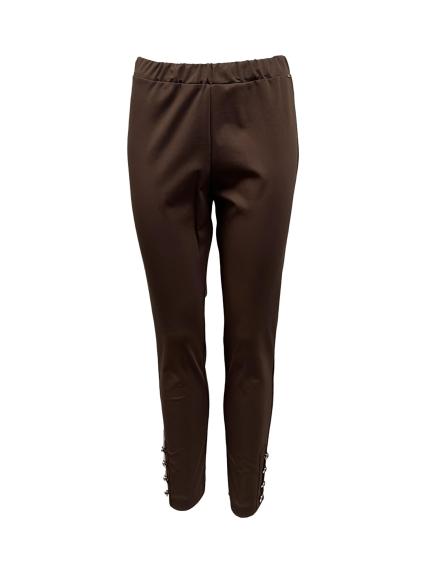 Pantalone curvy bottoni