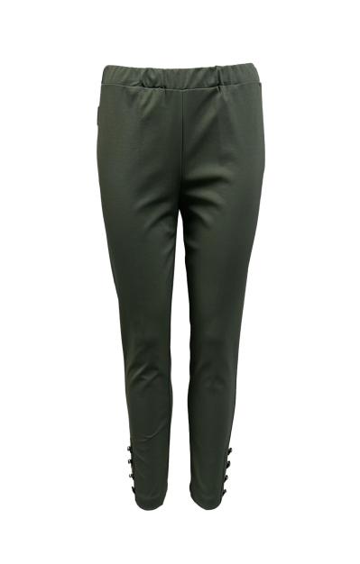 Pantalone curvy bottoni