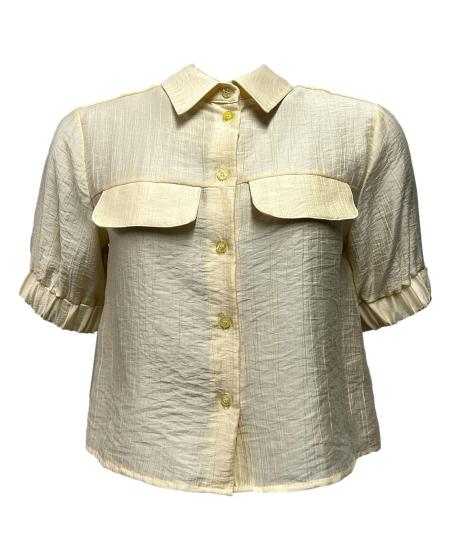Camicia elastico mk pattine stropicciata