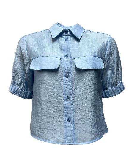 Camicia elastico mk pattine stropicciata