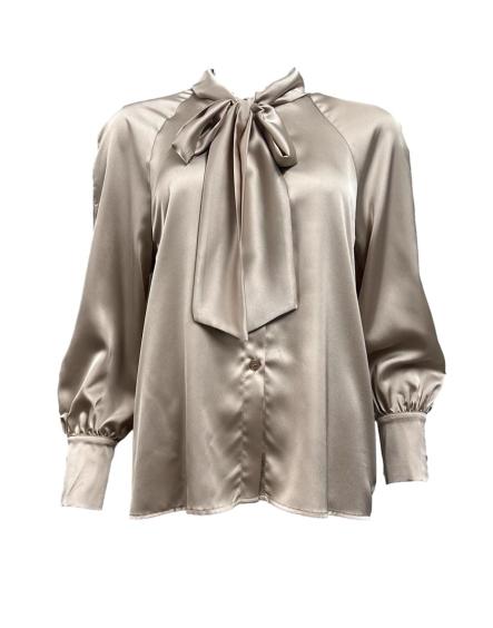 Camicia collo fiocco