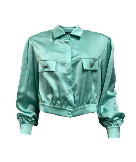 Camicia bottoni strass