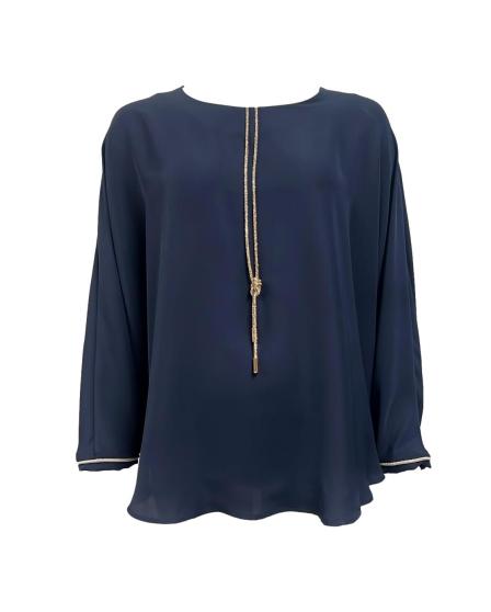 Casacca curvy collana oro