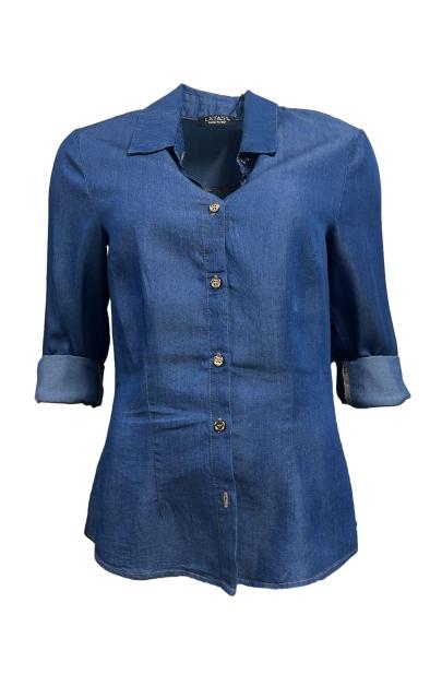 Camicia tencel basic