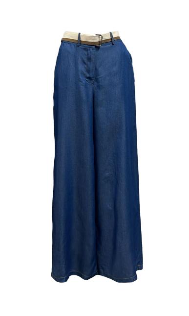 Pantalone tencel cintura