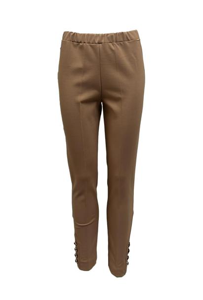 Pantalone curvy bottoni